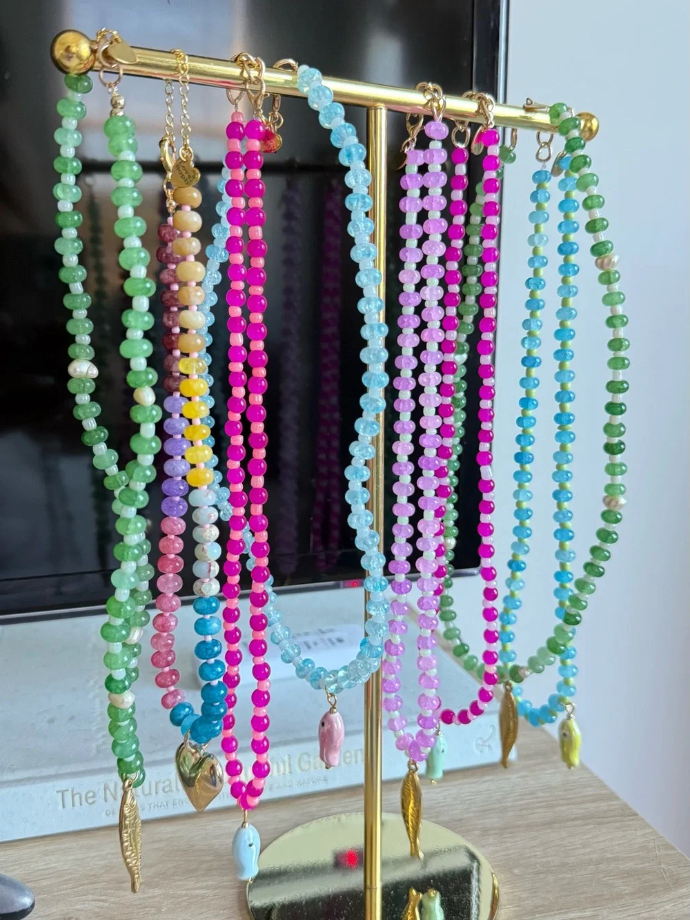 Handmade beaded necklace